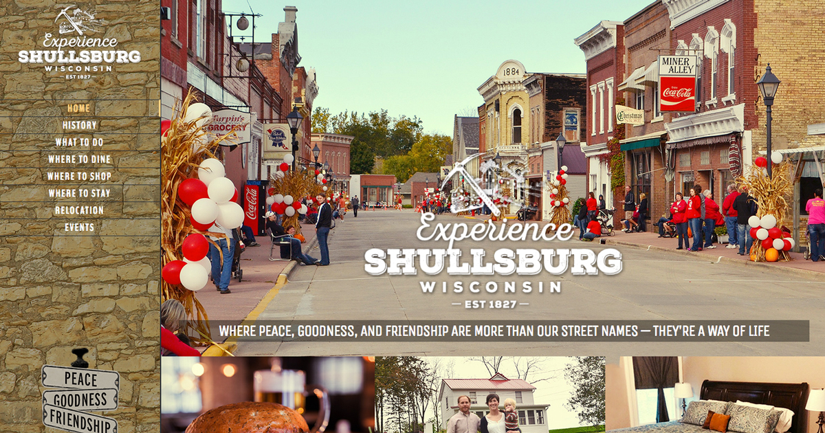 Home Experience Shullsburg A Visitor's Guide